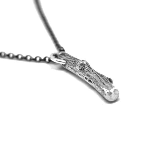 Silver Twig Necklace